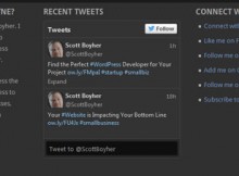 Add Footer Widgets to WordPress